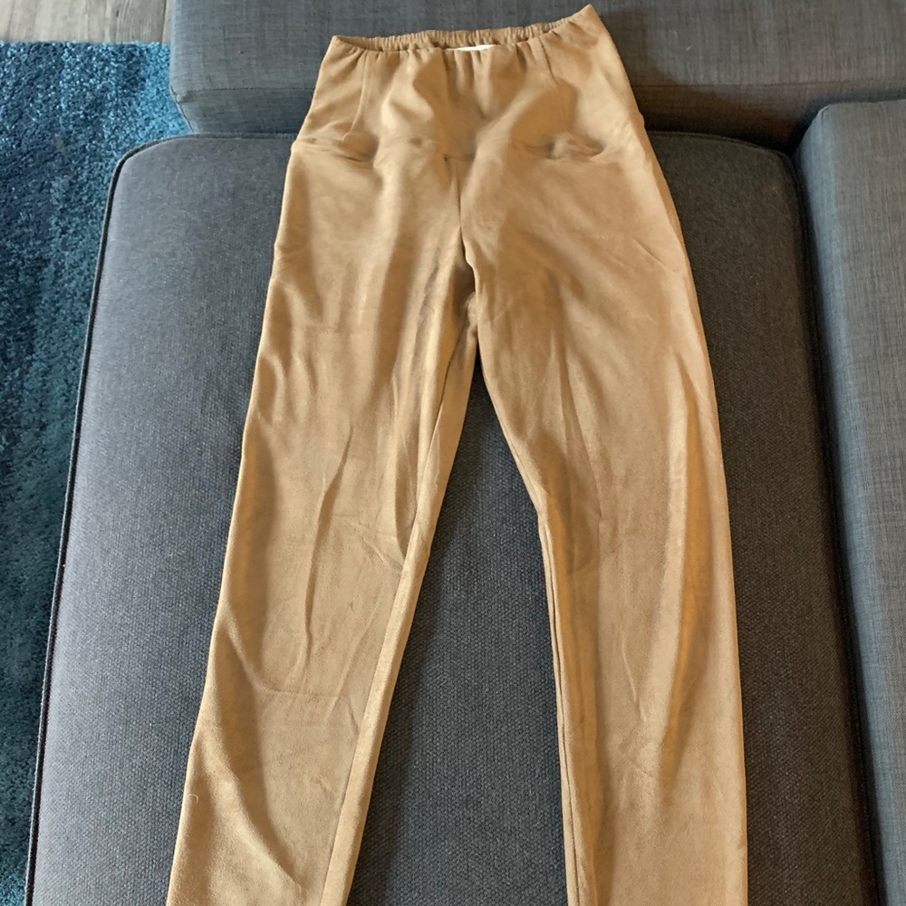Suede Leggings
